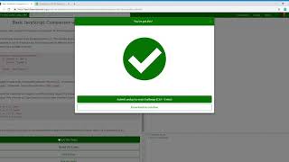 Famous Basic JavaScript  Comparison with the Equality Operator58/111FreeCodeCamp Net Worth