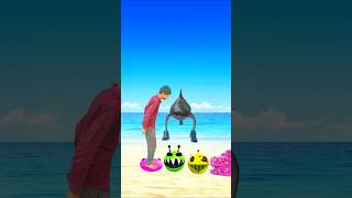 Wait Me Jump On New Colour Monster Pacman Vs Big Monster Pacman shorts youtubeshorts