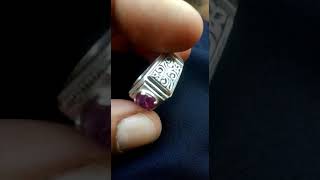 Celebrity kabli ruby ring Wealth