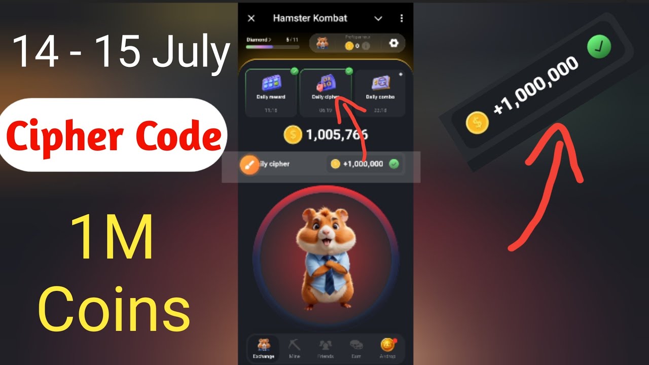 Daily Cipher Code: Unlocking 1M Coins Today! - YouTube
