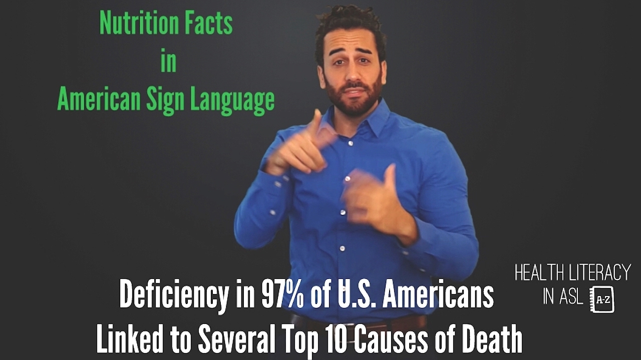 Nutrition Facts in ASL More Protein or More Fiber for 97 of U.S