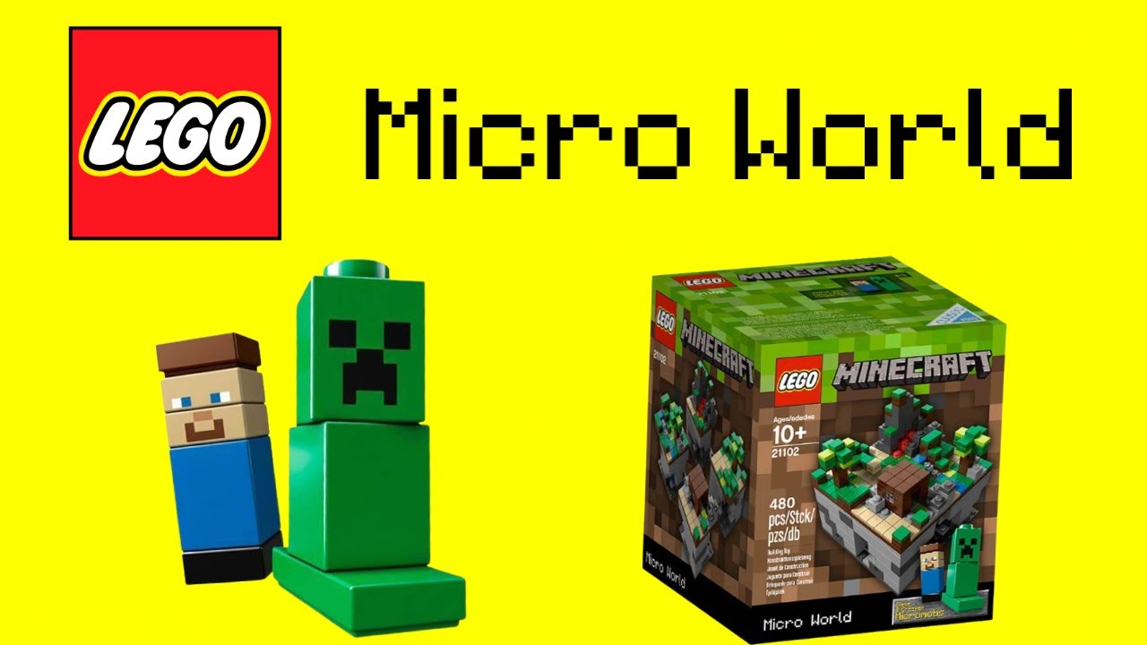 Primeros SETS De LEGO MINECRAFT - MICROWORLD🌍 - YouTube