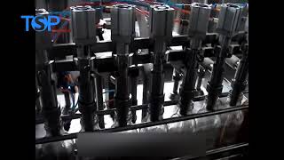 Automatic linear tomato paste, edible oil, fruit juice glass bottle filling machine south Africa