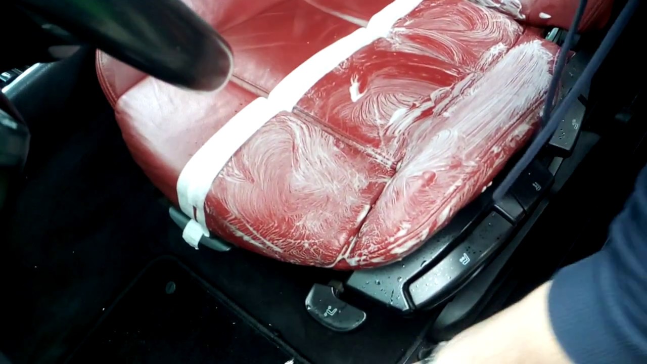 Car Leather Cleaning Turtle Wax Cleaner BMW e46 YouTube