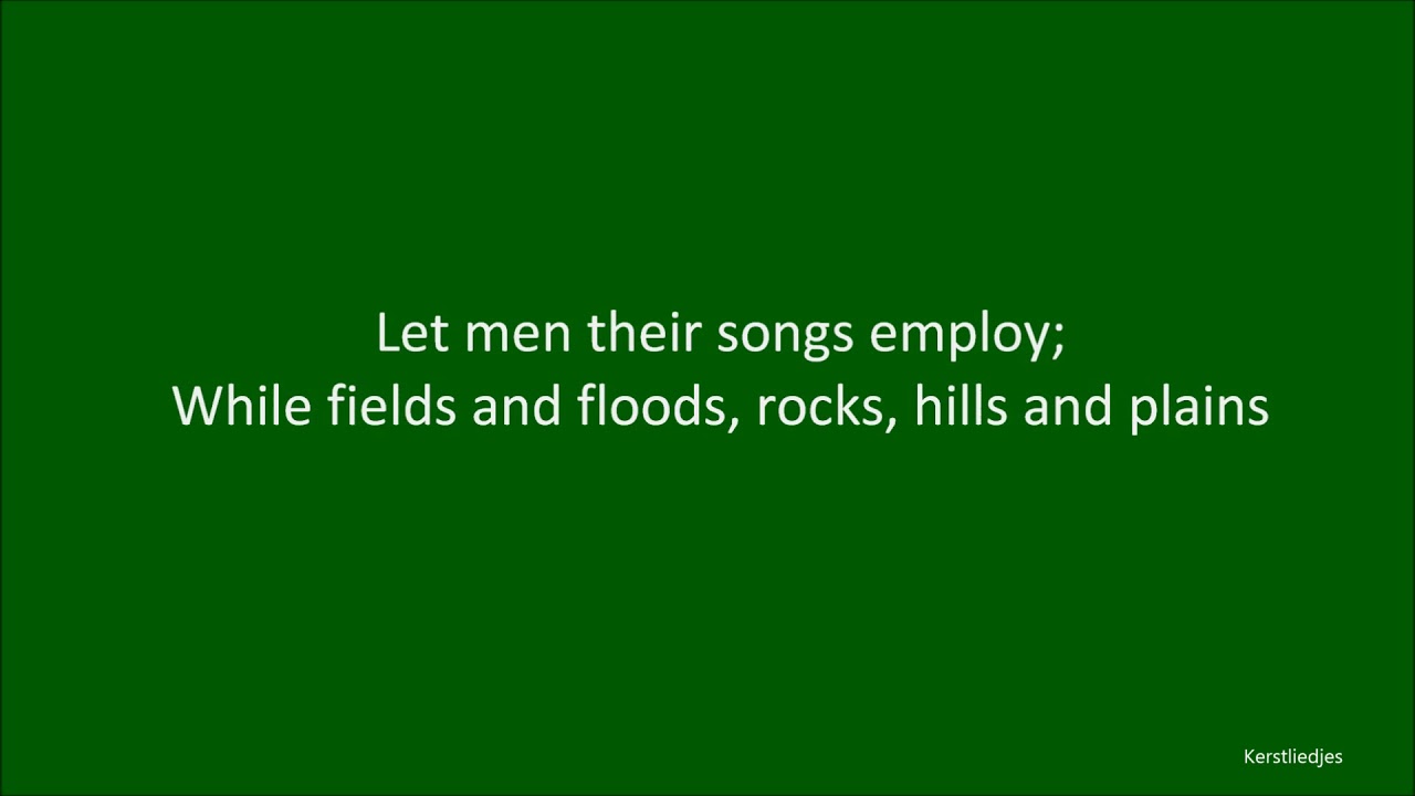 Joy to the World With lyrics - YouTube