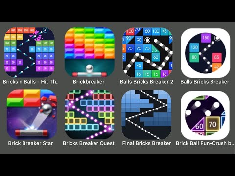 Top 8 Modern Retro Balls Bricks Games: Bricks n Balls, Brick Breaker, Balls Bricks Breaker & plus