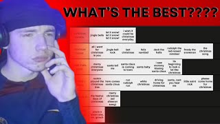 Christmas Song TIERLIST! Christmas Song TIERLIST!