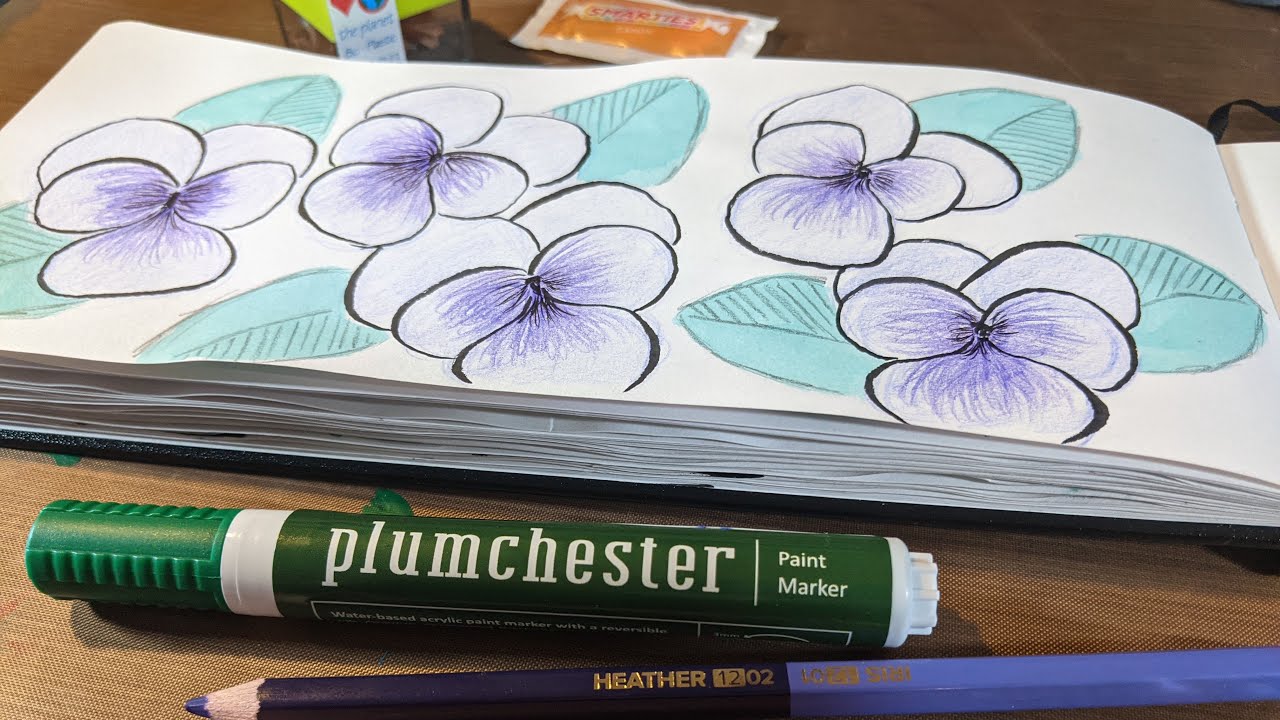 MARCH ARTSNACKS UNBOXING | Sketching floral patterns with the Artsnacks March 2021 box