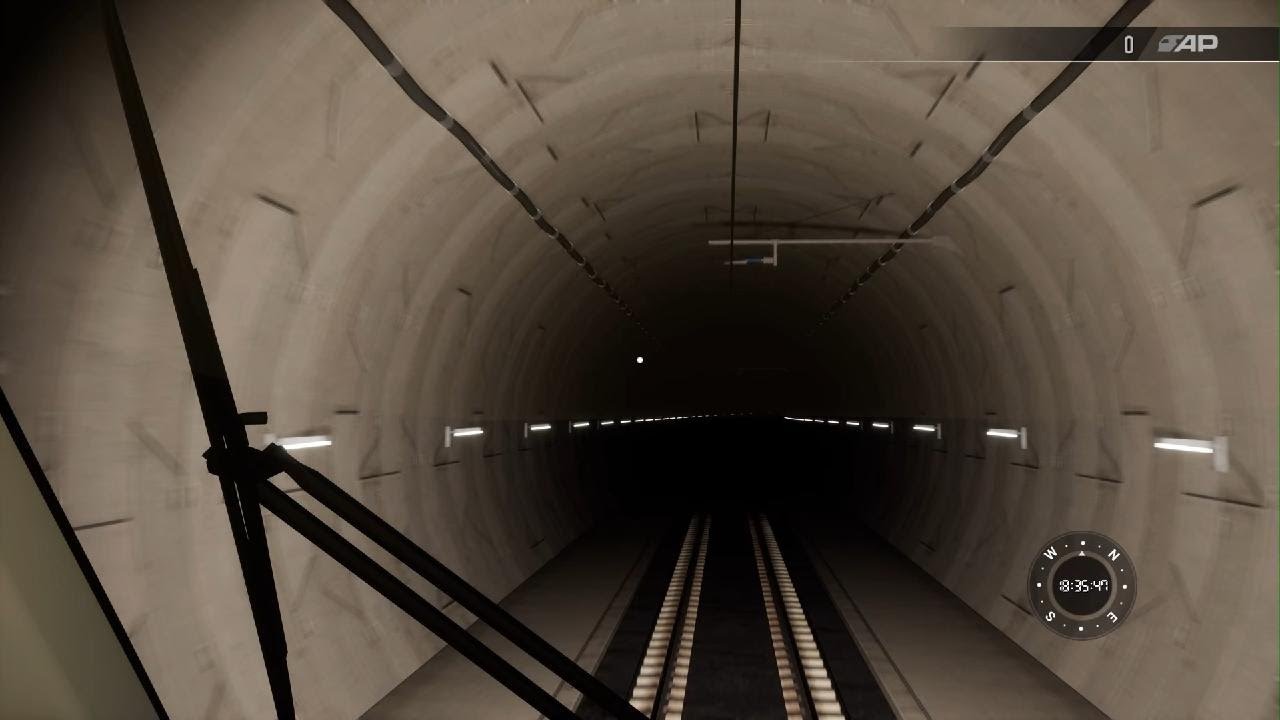 Führerstandmitfahrt im kompletten City Tunnel Leipzig