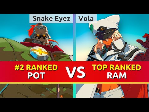 GGST ▰ Snake Eyez (#2 Ranked Potemkin) vs Vola (TOP Ranked Ramlethal). Guilty Gear Strive