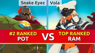 Ggst Snake Eyez Ranked Potemkin Vs Vola Top Ranked Ramlethal. Guilty Gear Strive