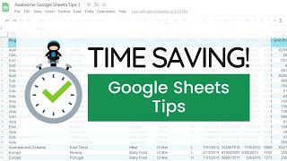 Google Sheets: 3 Time Saving Tips!