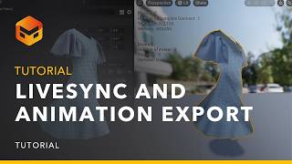 Marvelous Designer 2024.0 : LiveSync và cách Export Animation