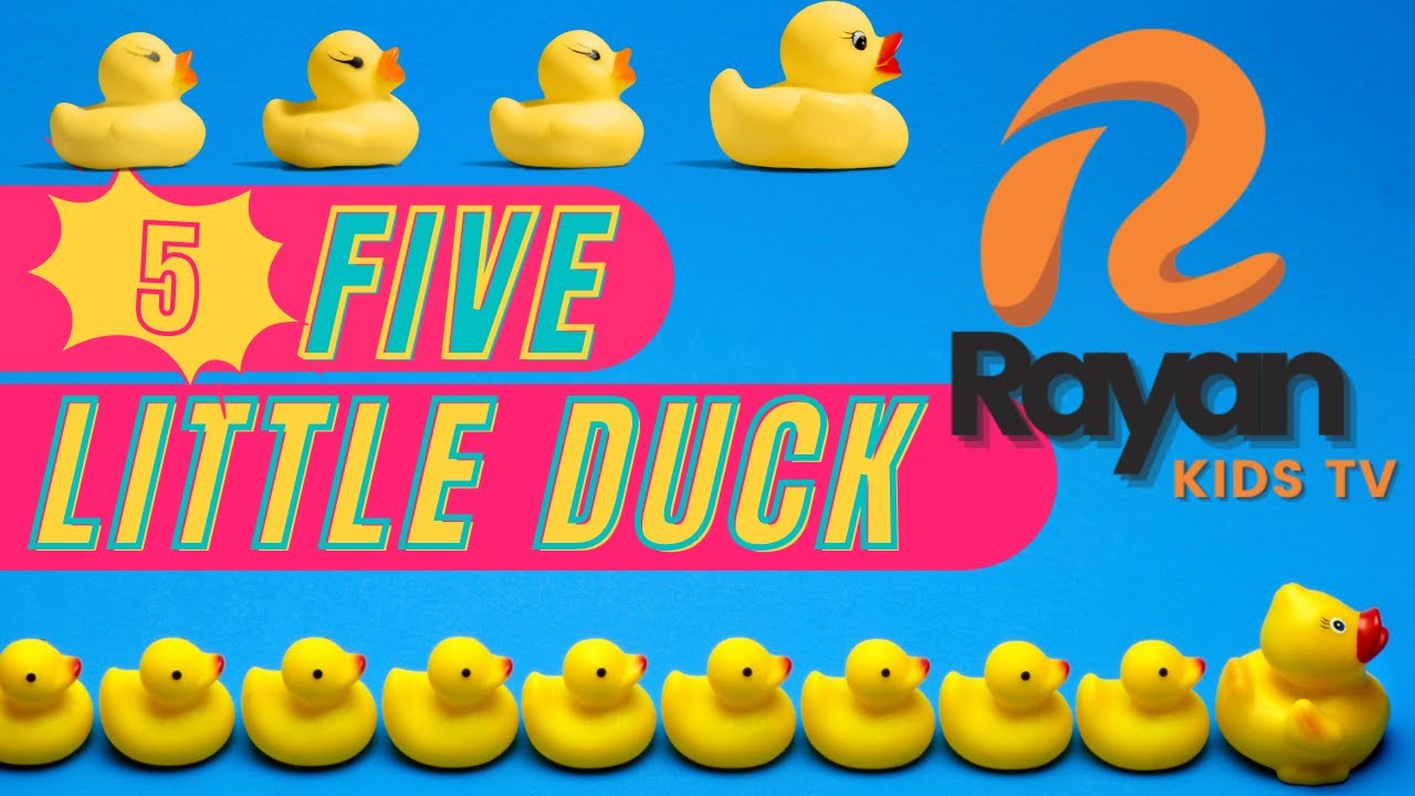 5 little duck went swimming | Rayan kids Tv | Nursery Rhymes