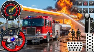 Fire Truck 3D: 消防車で駆けつけろ！冒険ゲーム Android ゲームプレイ screenshot 2