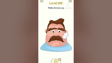 Dop2 Make brows up // Level 335 Delete One Part #dop2 #shorts #funny #gaming
