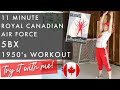 Royal Canadian Air Force 5BX Workout - try it with me!