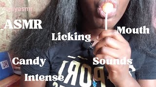 ASMR  extreme lollipop 🍭 mouth wet sounds |Cola Flavor