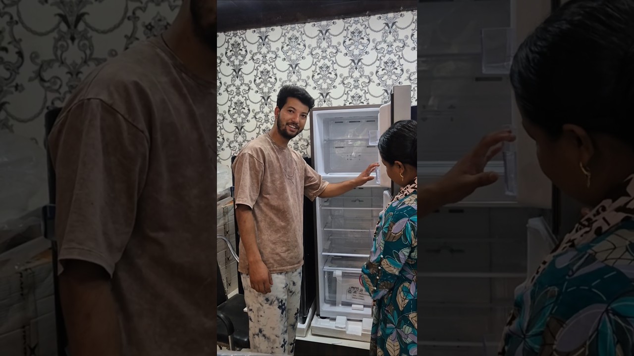 Ghar Me New Fridge aa gya #minivlog #momowala #vlog #dailylifevlog #vlog