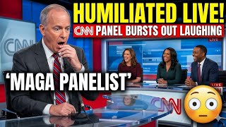 MAGA Panelist HUMILIATED After CNN Panel BURSTS OUT LAUGHING LIVE 😳