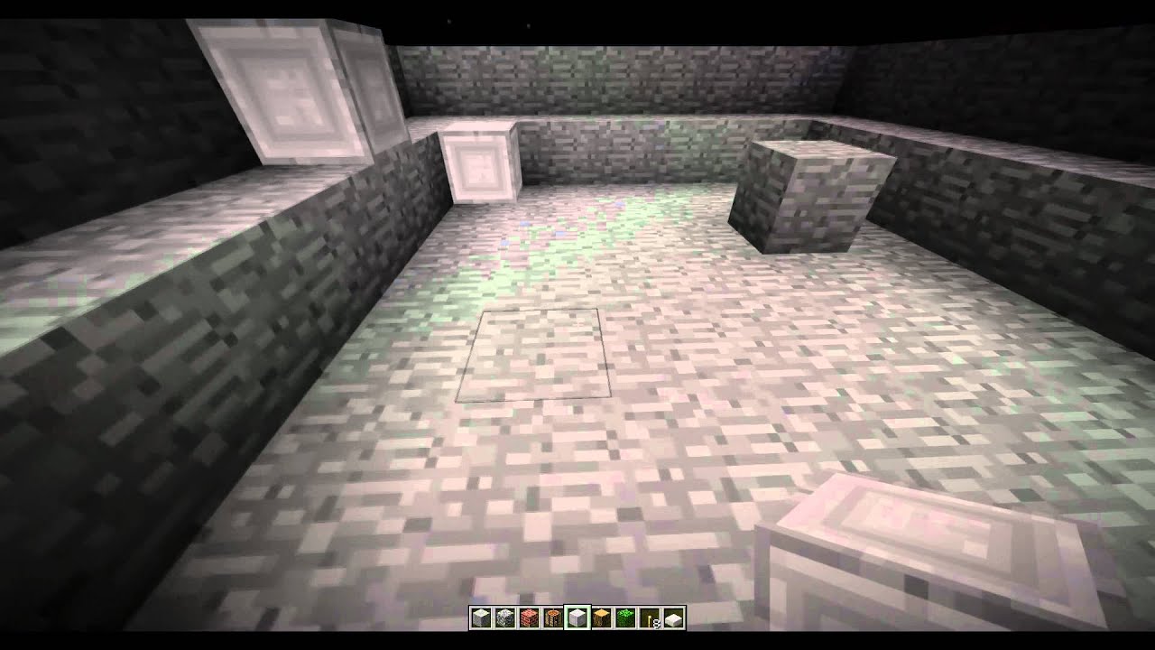 Minecraft Pushable Block Test - 1 - YouTube