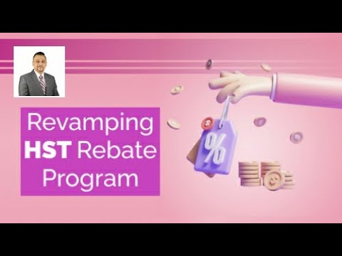 Revamping HST Rebate