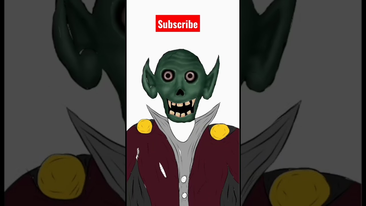 Digital-art of zombie in procreate 😆|| amazing digital-art || 