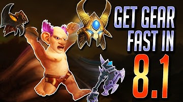 WoW Gearing Up: Fast Gearing at 120 (Patch 8.1)