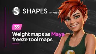 SHAPES ep39 - Weight maps as Maya freeze tool maps