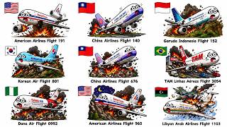 9 Passenger Planes That Crashed Into the Ground Explained in 14 Minutes