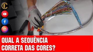 HOW TO OPEN A CI CABLE AND SEPARATE BY COLORS - TELEPHONE SYSTEM - PART 01 screenshot 2