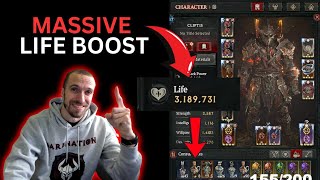 150000 Life Increase For All Diablo 4 Classes Use This Method