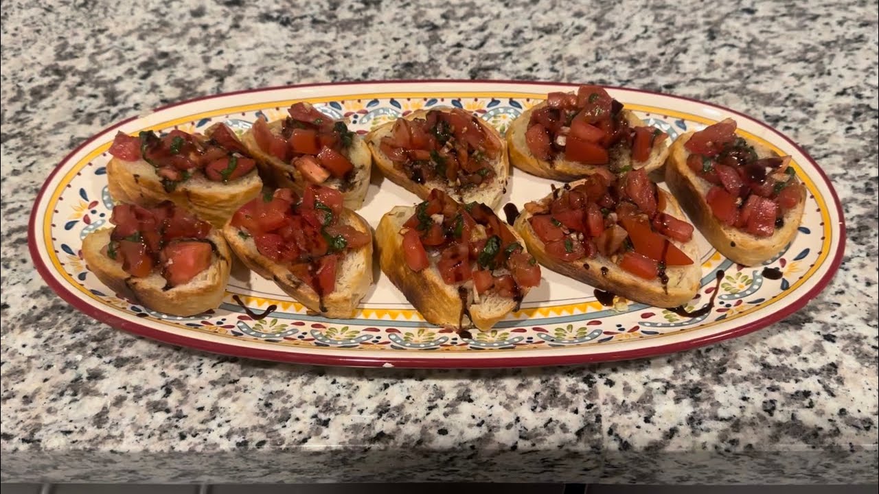Baking baguettes & making bruschetta - YouTube