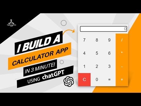 Build a Calculator App in 3 Minute using ChatGPT #openai #chatgpt #buildacalculatorapp