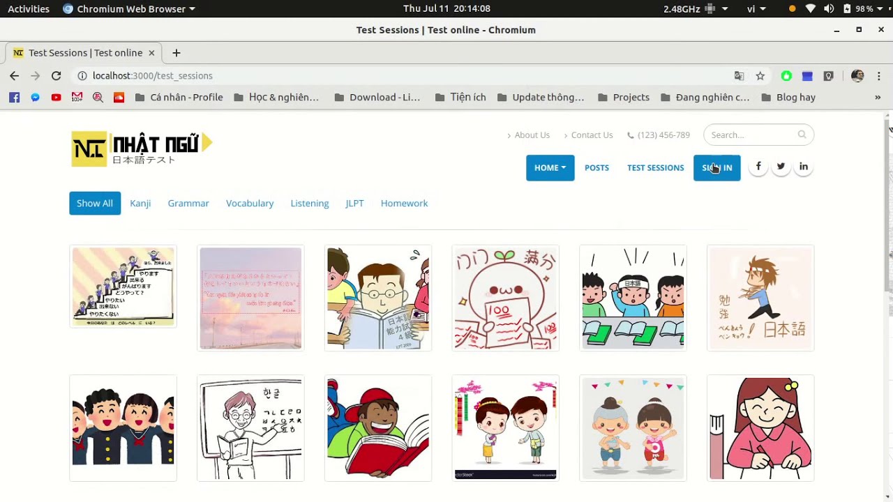 Test Online | Ruby on rails project - YouTube