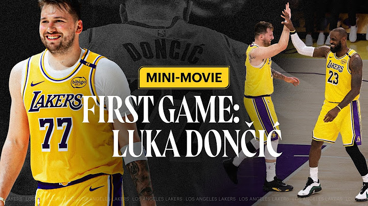 Mini-Movie: Luka's Laker Debut