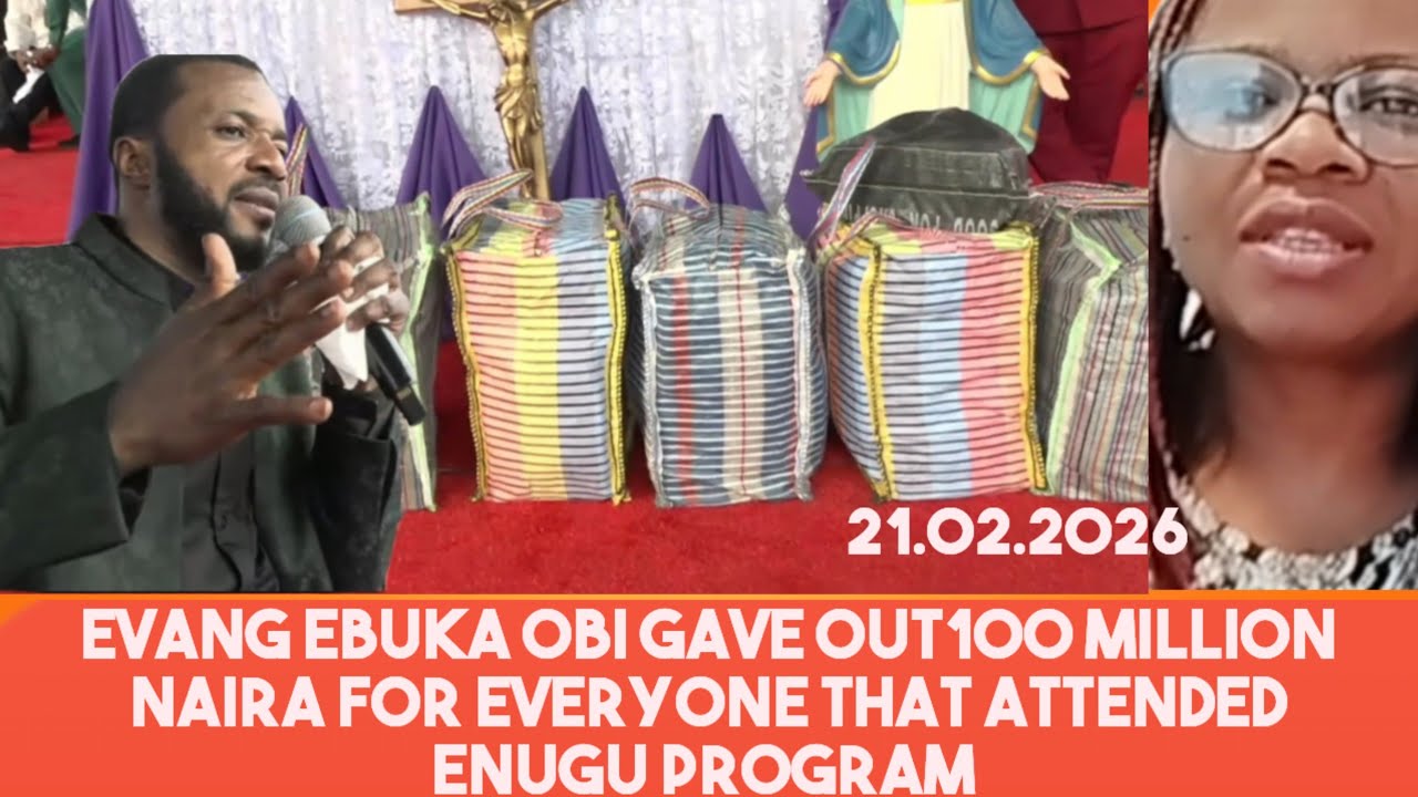 100 миллионов от евангелиста Эбуки всем, кто пришел на программу в Энугу #zionprayermovementoutre...