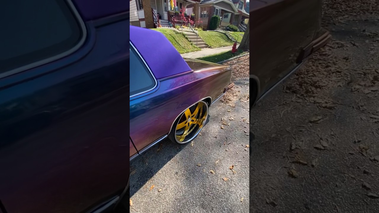 Chameleon Cammed G-Body Cutlass Supreme on gold Vellanos in the works🔥🔥🔥. 