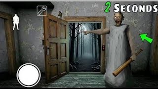 Granny 1.8.8 Escape in 2 second..🔥😂| granny tricks and tips granny grandpa game Definition hindi