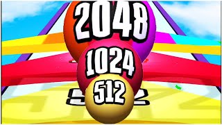 Ball Run 2048 - Merge Race 2248 Number Puzzle Run - Gameplay Walkthrough - Levels 1-20 screenshot 5