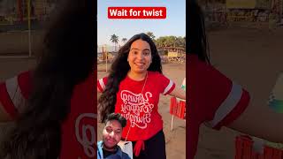 Beach par banaya mitti ka castle 😍🏰 #priyalkukreja #shorts #ytshorts#funny #comedy