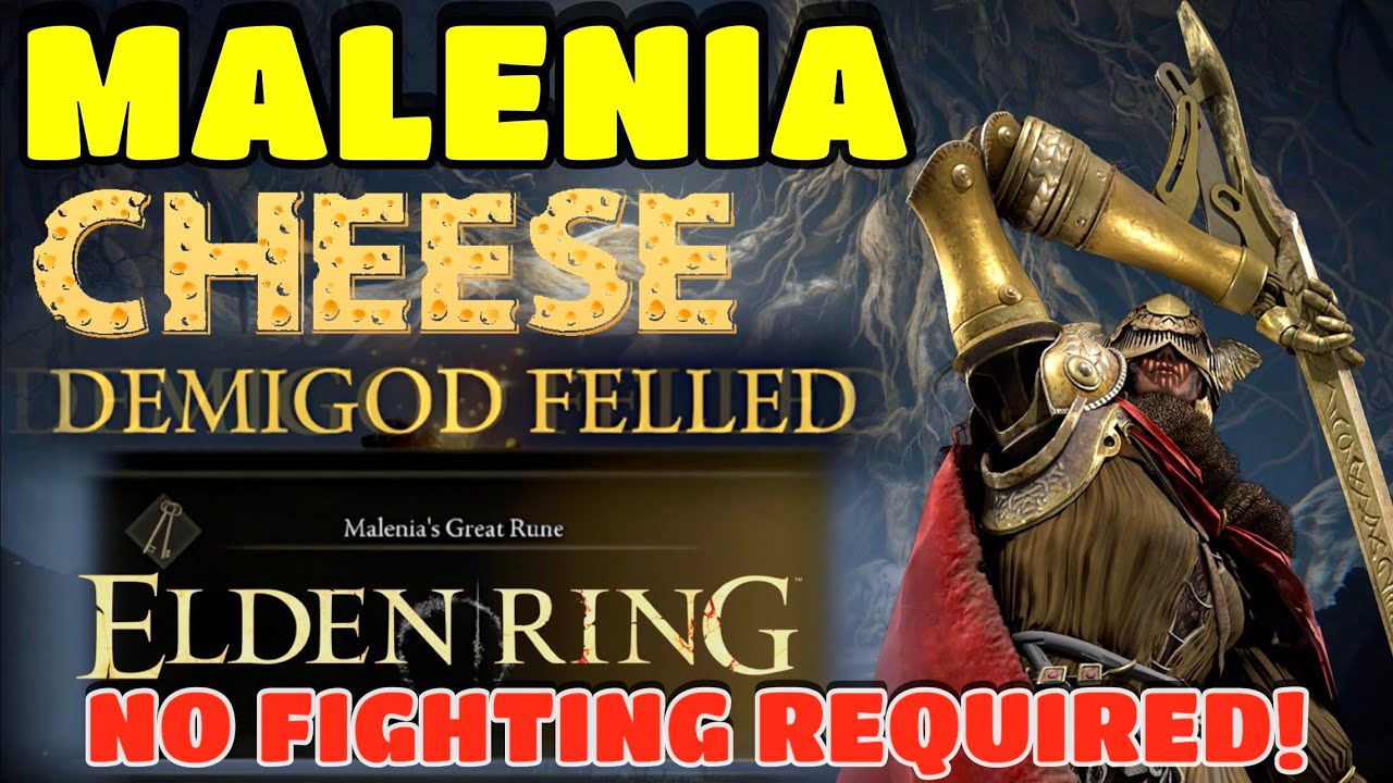 ELDEN RING - Como derrotar Malenia FÁCIL (cheese with mage) 