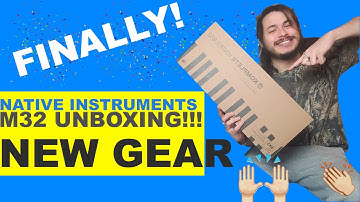 BRAND NEW NATIVE INSTRUMENTS M32 UNBOXING !!!