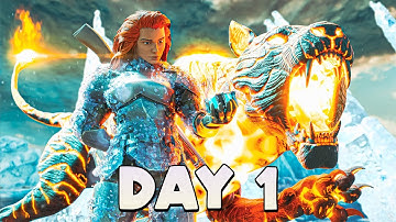 Day 1 Of My Greatest SOLO ARK Adventure!