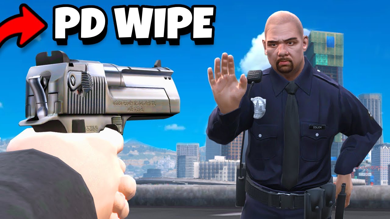 Escaping Insane Police Shootout in GTA 5 RP - YouTube