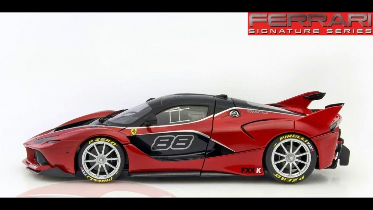 ferrari fxx k evo bburago signature