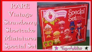 Strawberry Shortcake Rare Vintage Special Set Strawberryland Miniatures Toy-Addict