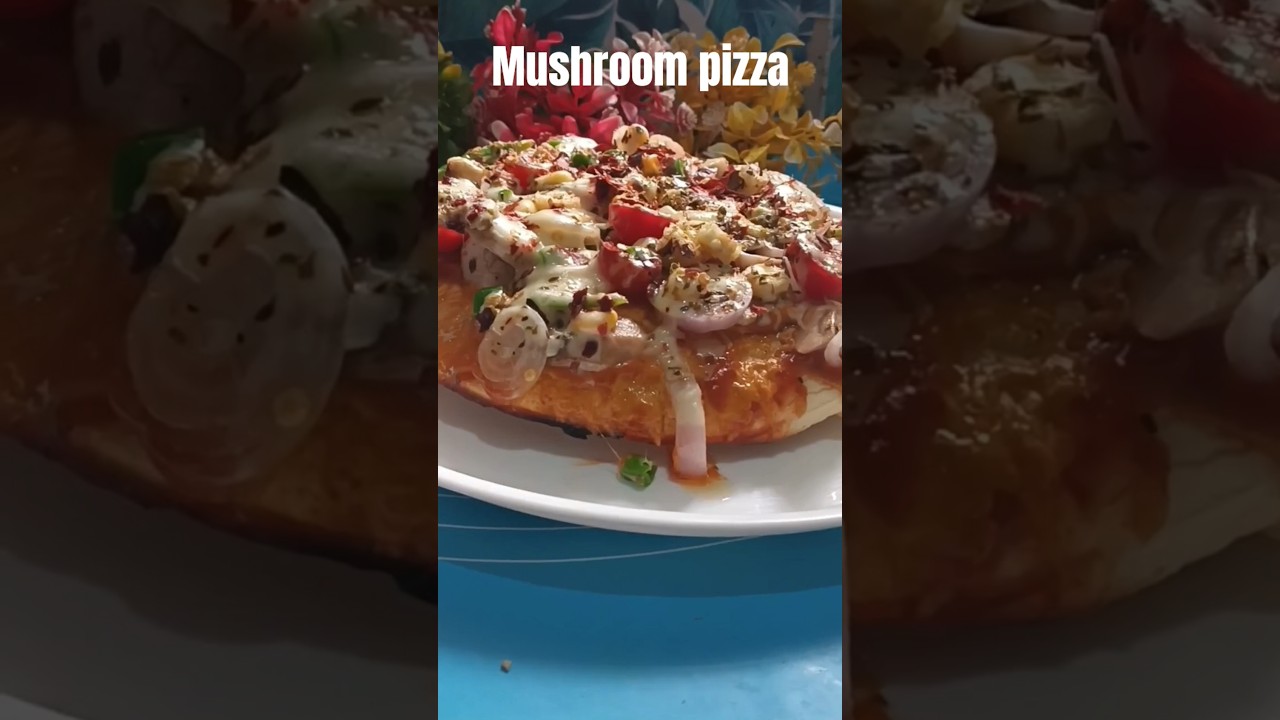 Lazy mushroom pizza recipe 