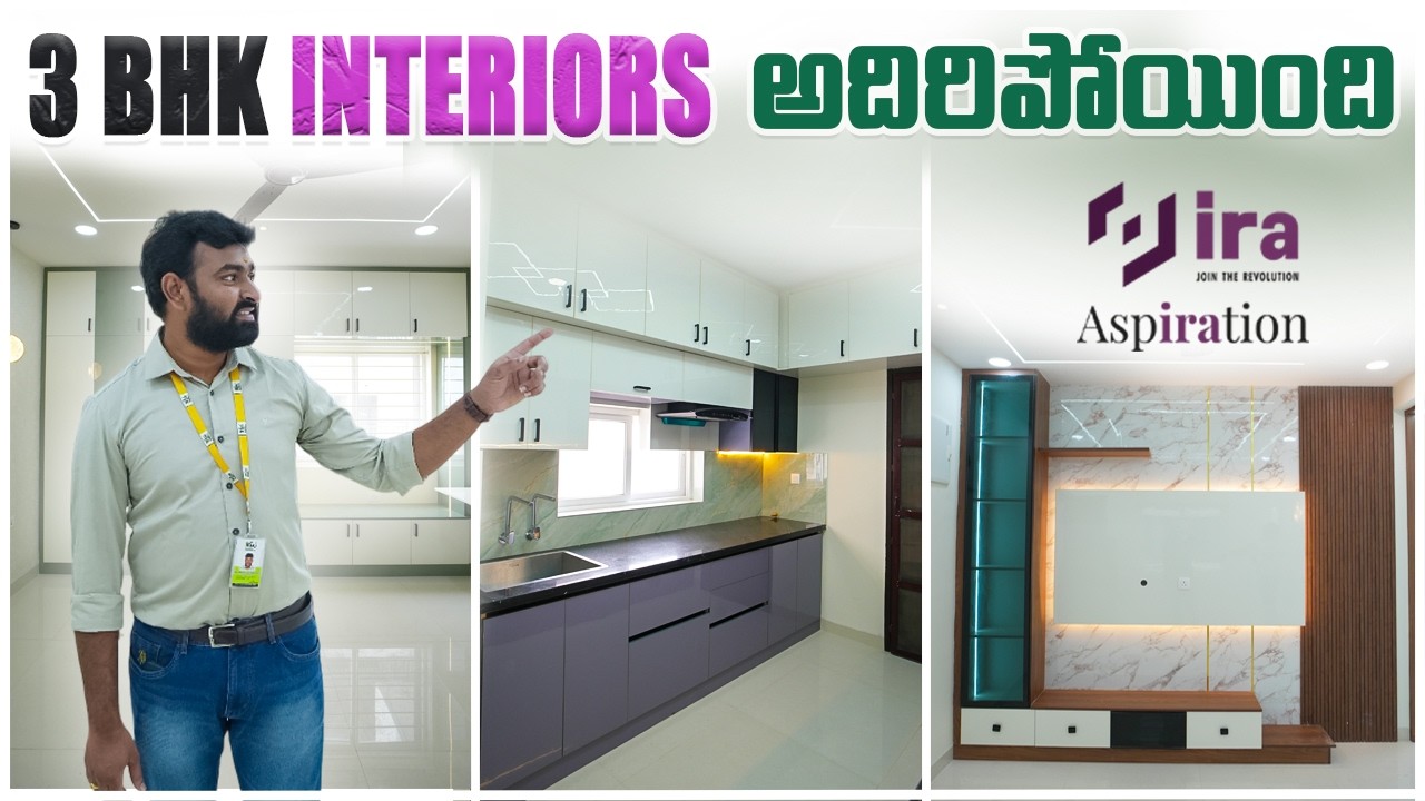 Stunning Interior Design by Tejas Interiors I Ira Aspiration 3BHK🔥✨