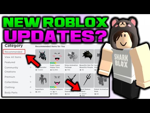 Look At These New Secret Roblox Updates Youtube - sharkblox roblox username